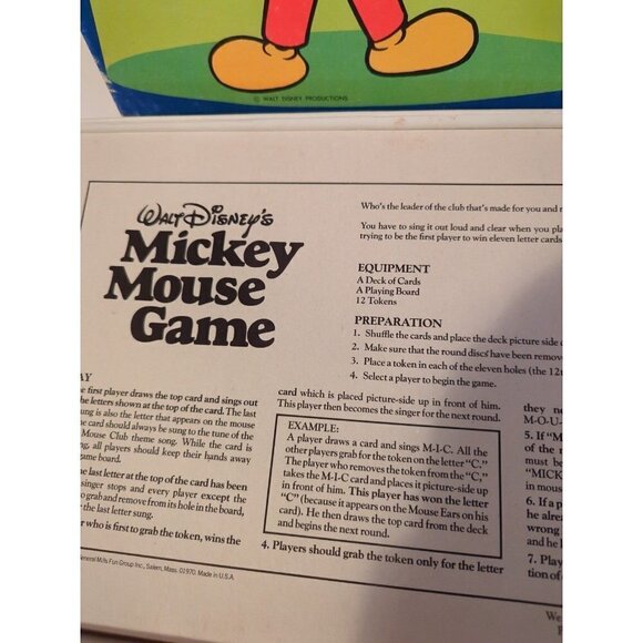 Walt Disney's Mickey mouse game by Parker Brothers - Picture 8 of 9